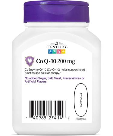 21st Century Co Q-10 200 mg Softgels Extra Strength - 90 ct Pack of 2 - Buy Online on GoSupps.com