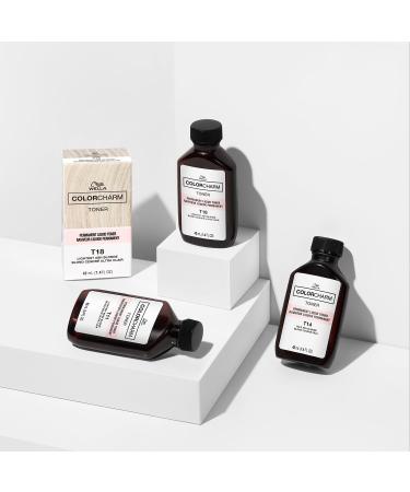 WELLA Color Charm T11 Lightest Beige Blonde Hair Toner 1.4 oz - Brass Neutralizing with Liquifuse Technology - Buy Online on GoSupps.com