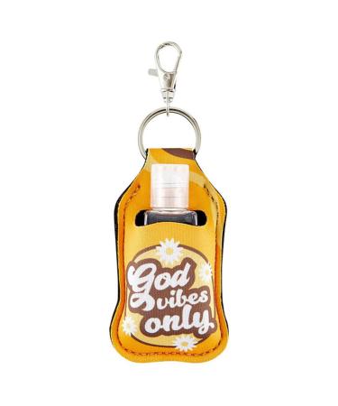 Living Grace God Vibes Only Hand Sanitizer Key Chain - 6/pk
