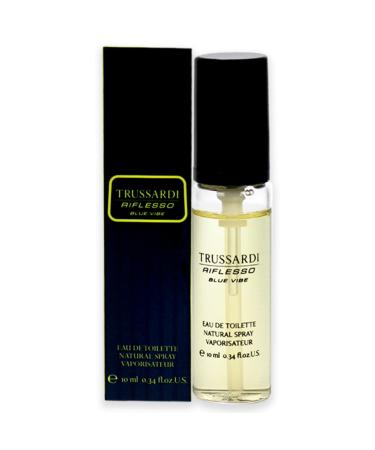 Trussardi Riflesso Blue Vibe Men EDT Spray (Mini) 0.34 oz 0.34 Ounce (Pack of 1)