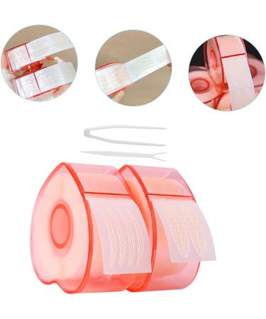 FOMIYES Tape 4 Rolls Double Eyelid Sticker Lifting Belt Eyelid Stickers Droopy Eye Lifter Strips Heart-shaped Double Eyelid Glue 1 count (Pack of 1) As Shownx2pcs - Buy Online on GoSupps.com
