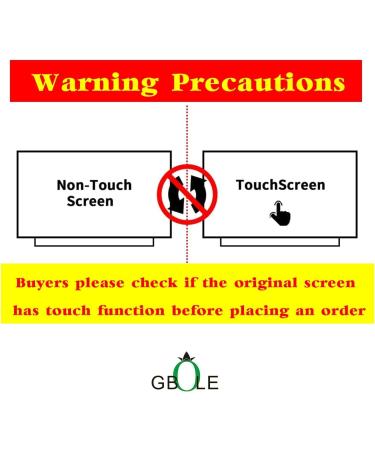 GBOLE Screen Replacement for Dell Inspiron 17 N7010 17.3 LCD Laptop LED Display Digitizer Panel 1600x900 40PINS 60HZ Only for Non-Touch Screen - Buy Online on GoSupps.com