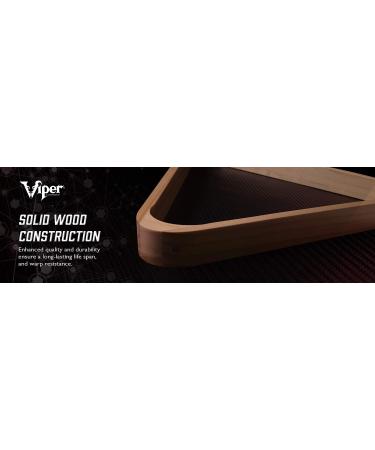 Viper 8-Ball Rack - Hardwood Triangle for Standard 2-1/4 Billiard/Pool Table Balls - Buy Online on GoSupps.com