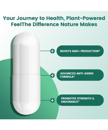 NAD+ Supplement 1315mg with Resveratrol Liposomal NAD+ for Maximum Absorption Advanced Cellular Health Energy & Anti-Aging Support NAD+ Supplements for Women & Men 60 Capsules - Buy Online on GoSupps.com