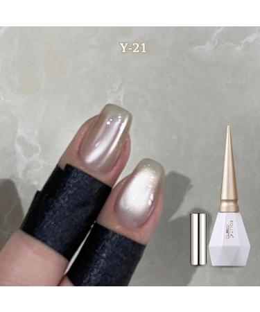 Rolita Gel Polish Rolita Nail Polish Rolita Gel Polish 15ml Cat Eye Gel Nail Polish Jelly-Colored Nail Polish Crystal Cat Eye Gel Polish Silver (Y-12) - Buy Online on GoSupps.com