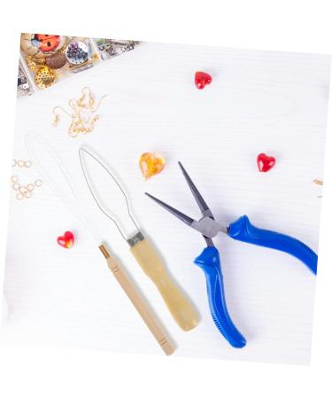 Button Hook Helper 5pcs Beads Pulling Bracelets Beads DIY Bead Tools Wood Bead Chain Beadwork - Buy Online on GoSupps.com