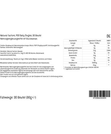 Natural Factors PGX Daily Singles 2500mg Glucomannan Konjac Root Sachets - Vegan & Lab-Tested - Buy Online on GoSupps.com