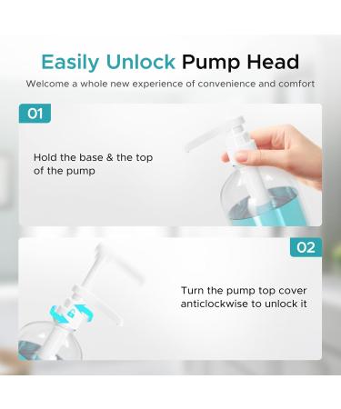 Buy Oylik Mouthwasher - Refillable Transparent Bathroom Glass with Cup Holder & Pump - 480ml - Includes Funnel & Label - Buy Online on GoSupps.com