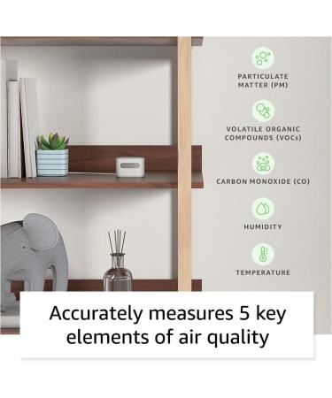 Amazon Smart Air Quality Monitor  Know your air  Works with Alexa A Certified for Humans Device Smart Air Quality Monitor only - Buy Online on GoSupps.com