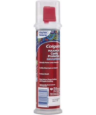 Colgate Kids Toothpaste Pump with Fluoride Anticavity & Cavity Protection Toothpaste for Ages 6+ & Max Fresh Whitening Toothpaste with Mini Strips Clean Mint Toothpaste for Bad Breath Pump+ Whitening Toothpaste - Buy Online on GoSupps.com