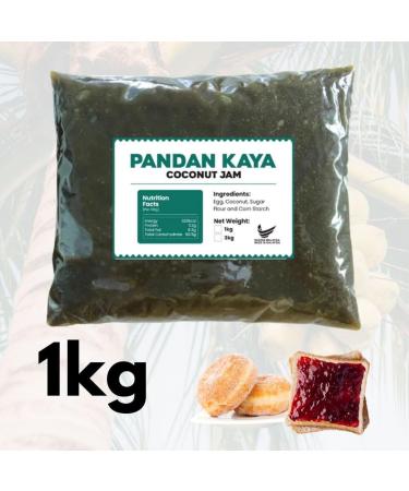 Pandan Kaya Coco Coconut Jam Cream Paste - Traditional - Large 1kg format - Perfect for Pastry and Asian Cuisine - Buy Online on GoSupps.com