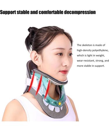 Pailon Adjustable Neck Support - Rigid Neck Traction Device for Home Use | Improve Spine Alignment | Unisex - Buy Online on GoSupps.com