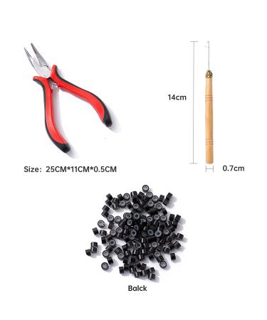 46 Hair Tinsel Kit with Tool - 12 Colors, 3600 Strands - Sparkling Fairy Hair Extensions for Women and Girls - Buy Online on GoSupps.com