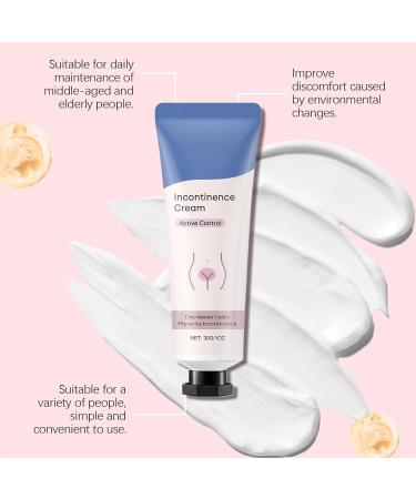  Dgayaeic Women's body cream non-greasy texture 30g active control incontinence cream - reduces leaks moisturizing lotion for night and after shower deep hydration for daily use - Buy Online on GoSupps.com