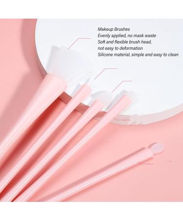 Silicone Face Brush Set | Facial Cleanser Mask Applicator Lip Gloss & Eye Shadow | Travel-Friendly & Easy to Clean - Buy Online on GoSupps.com