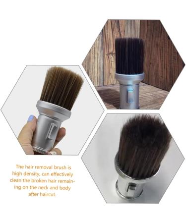 Ipetboom Body Powder Brush Bronzer Brush for Face Retractable Soft Bristle Hair Brush Large Powder Brush Professional Shaving Brush Powder Dispenser Broken Duster Man Major Shampoo Plastic 13.5x6cm Silver - Buy Online on GoSupps.com