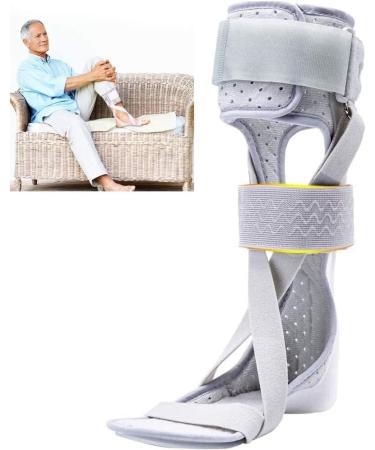 Foot Drop Orthosis Adjustable Foot Support Foot Stabilizer Foot Drop Posture Orthosis Sleep Ankle Foot Orthosis (Color : Left Size : Medium) Medium Left