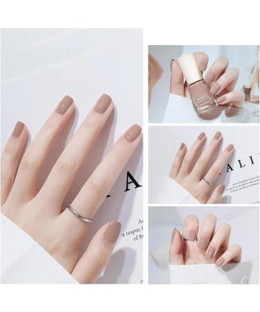 Nude Nail Polish Quick Dry & Long Lasting Nude Nail Varnish - Water Based Natural Nail Polish- No Need Uv Nail Paint For Diy Nail Art Manicure At Home -French Manicure Nail Polish (04#) - Buy Online on GoSupps.com