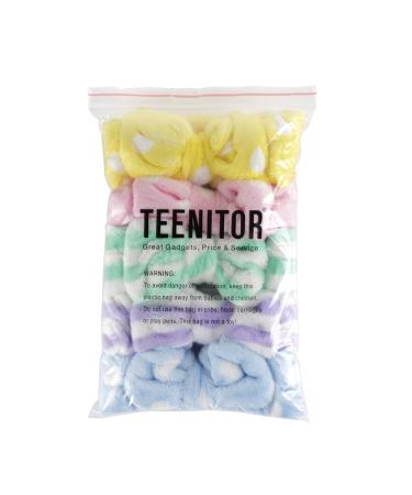 Teenitor Bow Headbands - Set of 5 Women s Elastic Hair Bands for Makeup, Cosmetic, Spa - Perfect for Baby Girls - Yellow Blue Green Purple Pink - Buy Online on GoSupps.com