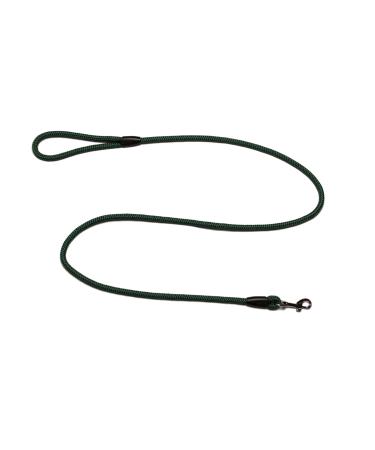 Leash - rope leash with hand loop Basic 10mm 27 colours 7 lengths (1.55 m fir green) 1.55 m fir green