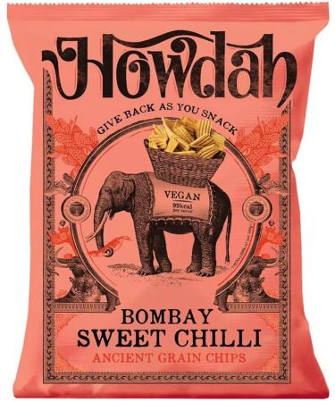 Howdah Bombay Sweet Chilli 130g - Pack of 12 - Buy Online on GoSupps.com