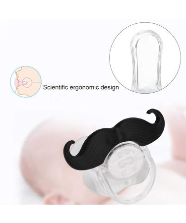 Shop Cute Baby Mustache Pacifier - Eco-Friendly Silicone | Funny Lips & Beard Design - Buy Online on GoSupps.com