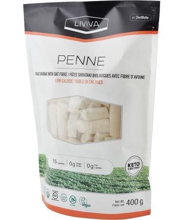 LIVIVA Organic Shirataki Konjac Penne (2 Pk) Diabetic-Friendly Low Carb Low Calorie Pasta Noodles Ready to Serve No Odor Certified Non-GMO Gluten Free Vegan Plant-Based Keto Kosher Halal - Buy Online on GoSupps.com
