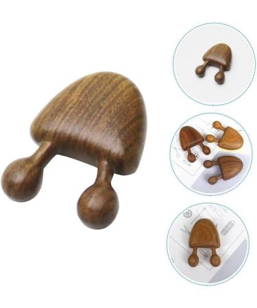 Anneome 1pc Massage Comb Muscle Roller Massager Small Massager Wooden Body Acupoint Massager Acupressure Roller Massager Wooden Acupoint Massager Green Sandalwood Whole Body Pendant - Buy Online on GoSupps.com