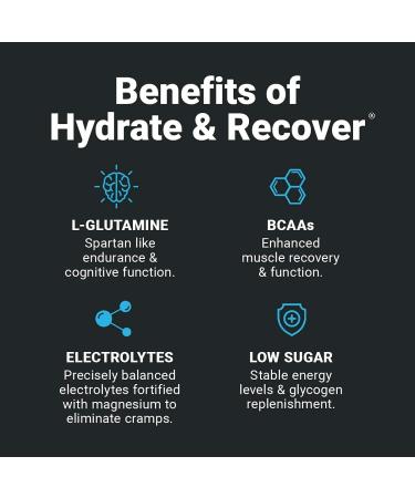 Wilderness Athlete Hydrate & Recover - Electrolyte Drink Mix with BCAAs and 1000mg Vitamin C - Grape Flavored Hydration Powder - 30 Servings - Buy Online on GoSupps.com