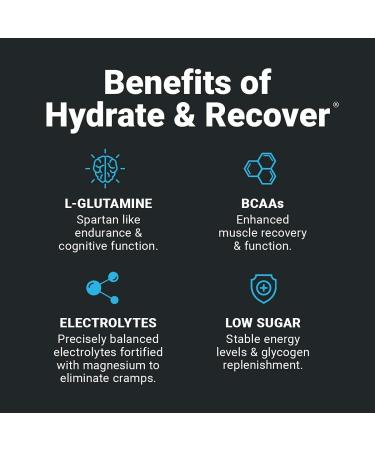 Wilderness Athlete Hydrate & Recover - Electrolyte Drink Mix with BCAAs & 1000mg Vitamin C | 30 Servings Berry Blast - Fast Hydration & Recovery - Buy Online on GoSupps.com