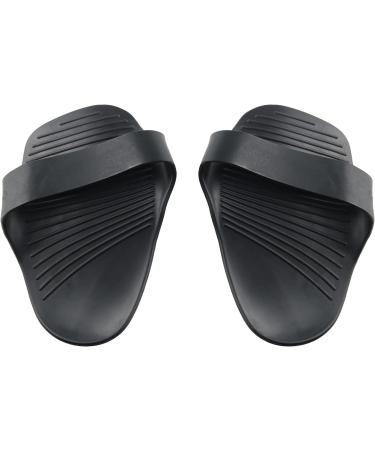WHYHKJ 2PCS Lifting Grip Pads Gloves For Weightlifting Bodybuilding For Weightlifting Bodybuilding - Black - One Size