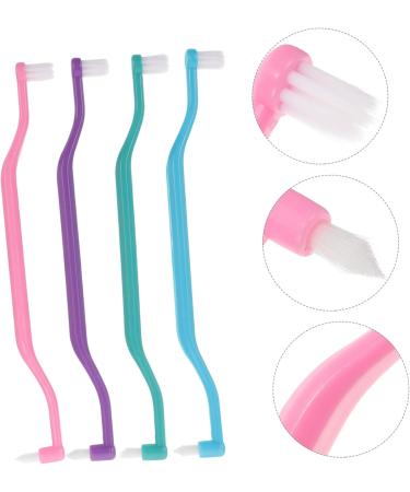 Collbath 4-Piece Double-Headed Manual Toothbrush Set | Interspace Cleaning Conical Brushes for Daily Use - Buy Online on GoSupps.com