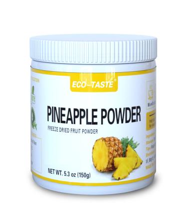 Pineapple Powder, 5.3oz(150g), Pure and Raw, No Additives or Fillers, NO GMO