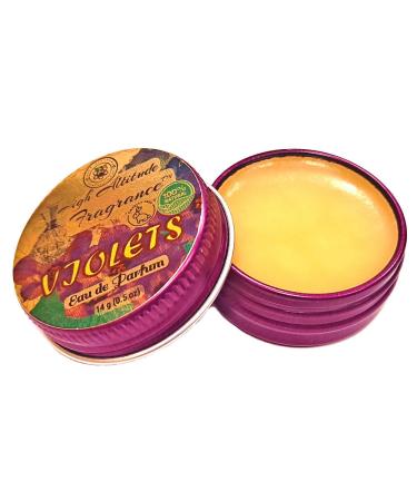 VIOLETS Perfume - Eau de Parfum - Solid Balm - Natural Essential Oils Aromatherapy Fragrance (Viola Odorata Orris Lavender Heliotrope Hyacinth Vanilla) Travel Size Party Guest Favors Gifts-0.5oz - Buy Online on GoSupps.com
