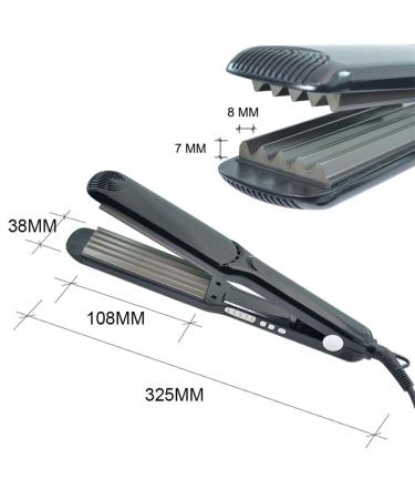 Buy Hair Crimper - Textured Crimping Iron for Volume & Fluffy Hairstyles | International Shipping - Buy Online on GoSupps.com