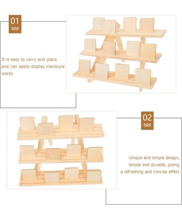 1pc Nail Art Display Stand Nail Art Showing Board Nail Art Display Holder Manicure Color Display Board Nail Color Chart Makeup Gadgets Three-dimensional Nail Supplies Log - Buy Online on GoSupps.com
