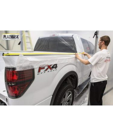 PlazMask Pre-Taped Masking Film  5-Feet X 65-Feet 5-fr x 65-ft - Buy Online on GoSupps.com