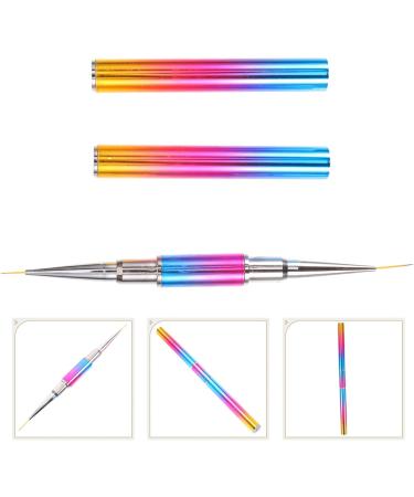 Housoutil 1pc Nail Art Drawing Pen Diy Nail Pen Nail Polish Brush Manicure Pen Nail Kits Nail Drawing Brush Manicure Tools Nail Art Pen Manicure Kits Nail Brush Painted Metal Rod - Buy Online on GoSupps.com
