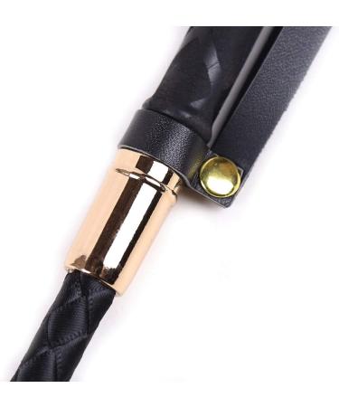 Premium Genuine Leather 18 Horse Crop Jump Bat with Black Handle - Equestrian Fiberglass Rod for English Training - Buy Online on GoSupps.com