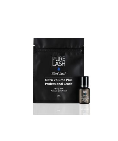 Strong Professional Eyelash Extension Glue - 5ml | Fast-Drying & Long-Lasting | Pure Lash Black Label Adhesive - Buy Online on GoSupps.com