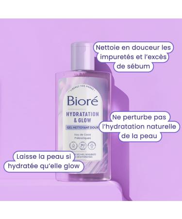  Bior Biore Hydration & Glow Gentle Cleansing Gel 200ml - Buy Online on GoSupps.com