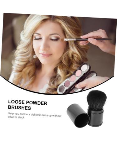 Housoutil Cosmetics Blush Brush Highlighter Liquid Foundation Brush Face Powder Puff Face Makeup Foundation Bronzer Makeup Powder Puff Travel Single Head Shower Stool - Buy Online on GoSupps.com