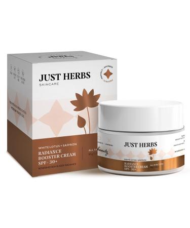 Skin Face Cream With SPF 30+ Saffron and White Lotus Radiance Booster Cream For Men Women All Skin Types - 50g
