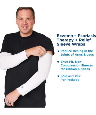 Wet Wrap Bandage for Eczema & Psoriasis Treatment - Arm & Leg Sleeve for Sensitive Skin - Size L - Buy Online on GoSupps.com