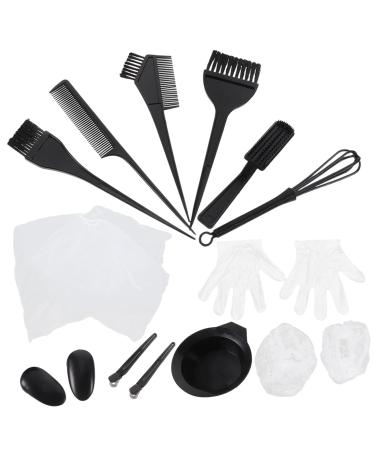 FOMIYES 2 Sets Diy Hair Coloring Oil Hair Tinting Bowl Coloring Supply Hair Tint Tool Hair Bleach Dyeing Tool Supply Hair Dye Coloring Hair Coloring Tool Kit Plastic Modeling Shield