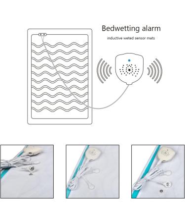 TEEQIU Bedwetting Alarm USB Rechargeable Pad - Dual Purpose for Boys and Girls - Buy Online on GoSupps.com