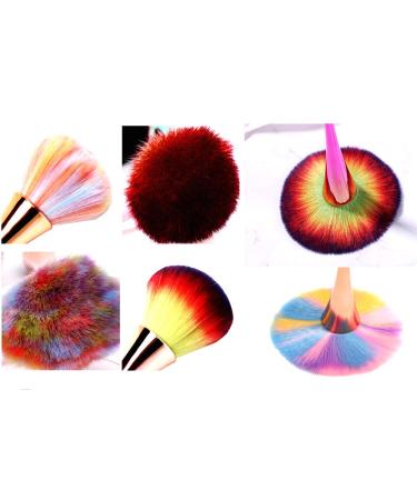 Large Powder Mineral Brush - Colorful Foundation & Blush Makeup Brush - Buy Online on GoSupps.com