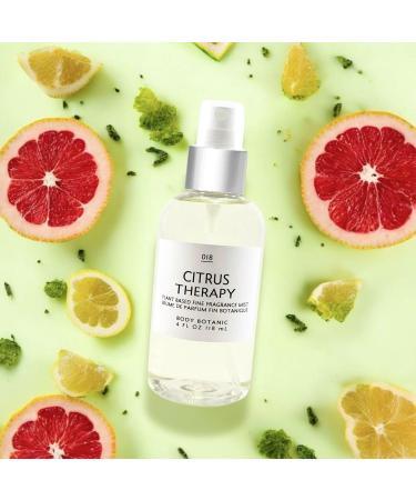 Citrus Therapy Fine Fragrance Mist by Body Botanic 4 Fl Oz 118 Ml - an Incredibly Uplifting Blend of Pink Grapefruit Fresh Bergamot and Lemon Zest (Citrus Therapy) - Buy Online on GoSupps.com