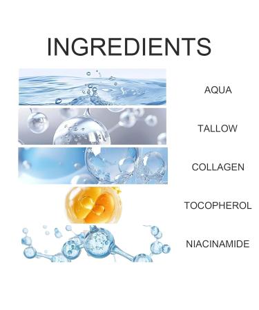 Tallow Serum & Balm for Men | Wrinkle Defense & Natural Moisturizer | Men's Skincare Kit - Day & Night Face Care (1 Set - Buy Online on GoSupps.com