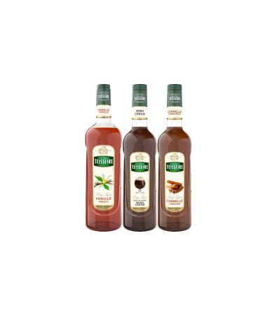 Christmas flavors syrups - irish vanilla cream cinnamon 3 x 70 cl